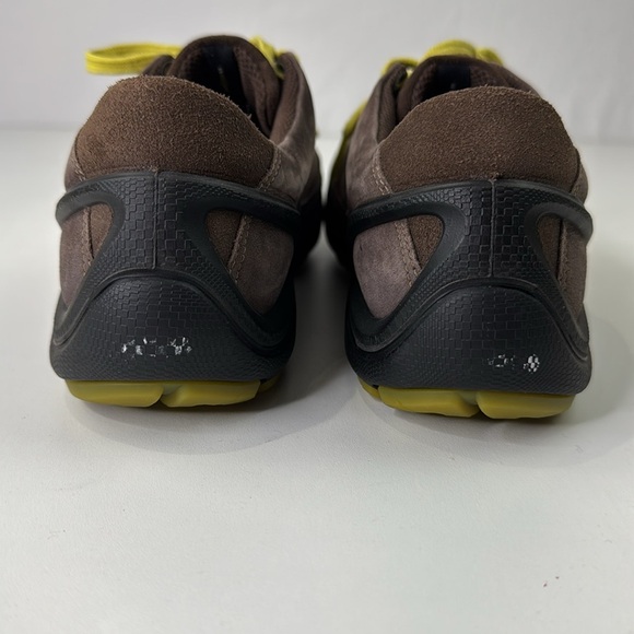 Ecco Brown and Yellow Sneakers with Cushioned biomComfort - Picture 6 of 12